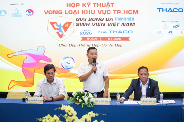 Giải TNSV cập nhật luật mới như VCK U.23 châu Á 2026, rất bài bản và chuyên nghiệp Giải TNSV cập nhật luật mới như VCK U.23 châu Á 2026, rất bài bản và chuyên nghiệp
