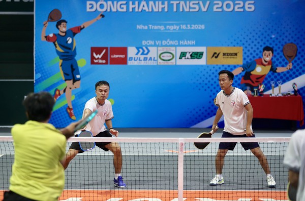 Giải pickleball thắt chặt tình cảm giữa những người cống hiến cho giải TNSV THACO cup 2026