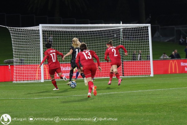 Giao hữu quốc tế: ĐT nữ New Zealand – ĐT nữ Việt Nam: 2-0