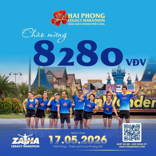 Hải Phòng Legacy Marathon 2026 lan tỏa thông điệp sống xanh, Phạm Thị Hồng Lệ tranh tài