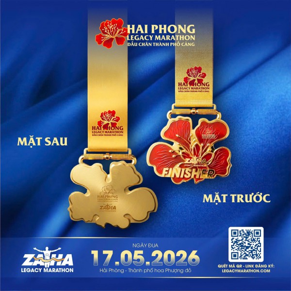 Hải Phòng Legacy Marathon 2026 lan tỏa thông điệp sống xanh, Phạm Thị Hồng Lệ tranh tài