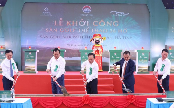 Khởi công sân golf 36 hố quy đẳng cấp quốc tế tại Hà Tĩnh Khởi công sân golf 36 hố quy đẳng cấp quốc tế tại Hà Tĩnh