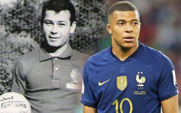 Kylian Mbappe phá kỷ lục ghi bàn của huyền thoại Just Fontaine