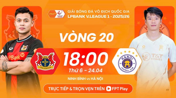 Lịch thi đấu V-League mới nhất: Trận đấu quan trọng của Hoàng Hên và CLB Hà Nội, quyết thắng Ninh Bình