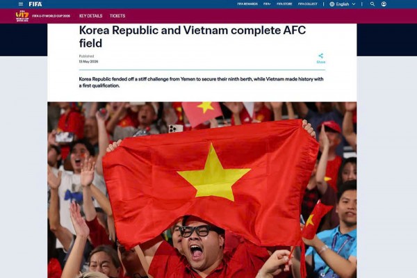Mưa lời khen cho U.17 Việt Nam