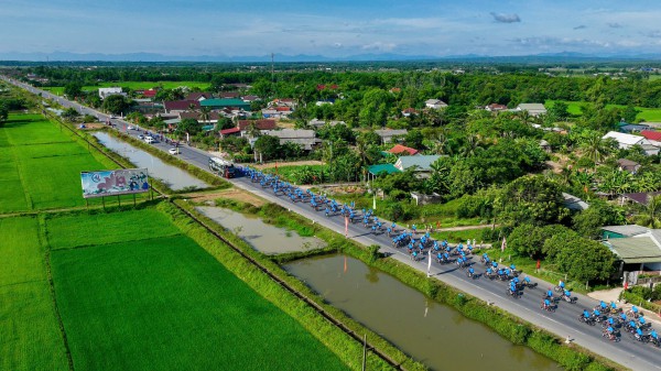 Ngày hội đạp xe Vì hòa bình trở lại Quảng Trị vào tháng 4