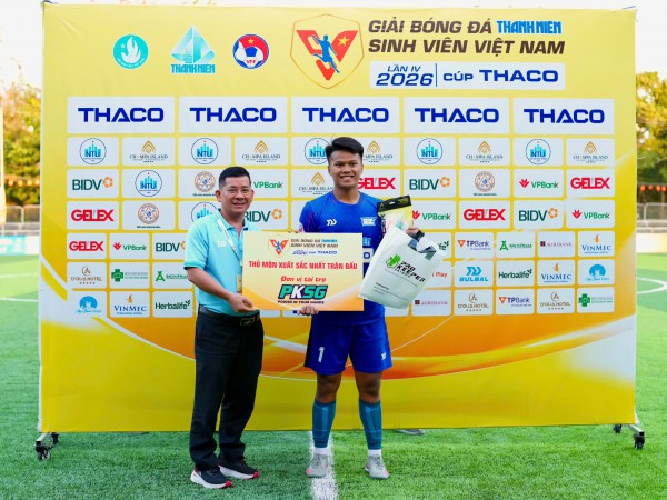 'Người nhện' của Trường ĐH Sư phạm TP.HCM: Thần tượng thủ môn Trung Kiên, bắt bóng như De Gea