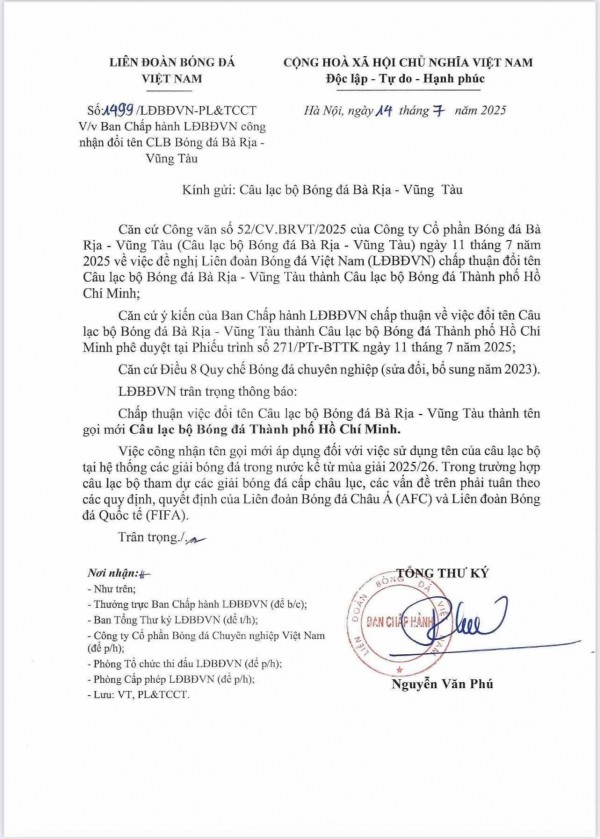 Nóng: CLB Công an TP.HCM và Becamex TP.HCM nhập cuộc, V-League cực khó đoán Nóng: CLB Công an TP.HCM và Becamex TP.HCM nhập cuộc, V-League cực khó đoán