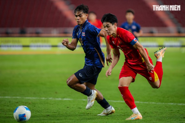 Quá đã hình ảnh U.22 Việt Nam quật ngã Thái Lan ngay tại Rajamangala, giành HCV SEA Games 33