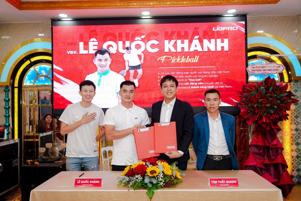 Sao pickleball Lê Quốc Khánh và dàn VĐV danh tiếng hợp tác chiến lược với LIGPRO Sao pickleball Lê Quốc Khánh và dàn VĐV danh tiếng hợp tác chiến lược với LIGPRO