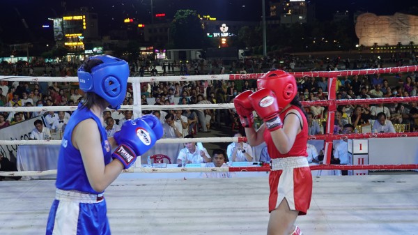 Sôi nổi giải vô địch trẻ kickboxing tỉnh Bình Định