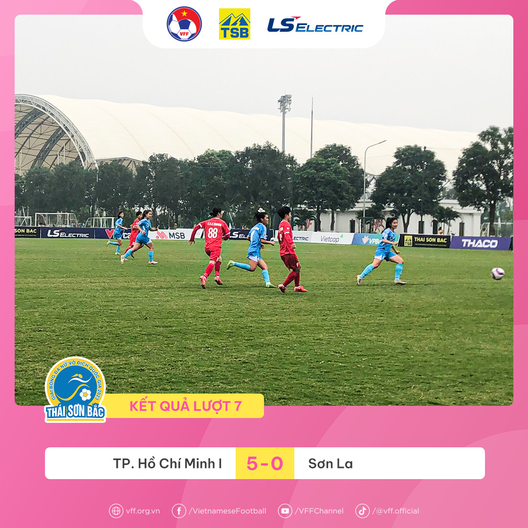 TP.HCM I vô địch lượt đi giải bóng đá nữ VĐQG – cúp Thái Sơn Bắc 2023