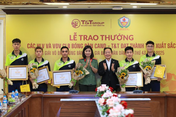 T&T Group tài trợ lớn, Hiệp hội Thể thao CAND hướng ra đấu trường quốc tế