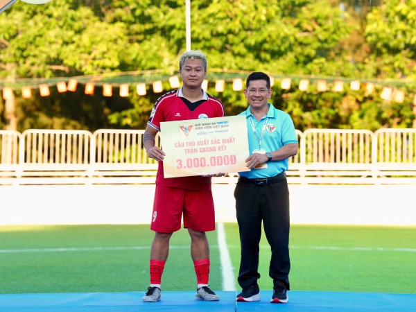 Tiền vệ tài hoa người Hà Tĩnh xuất sắc nhất VCK TNSV THACO cup 2026