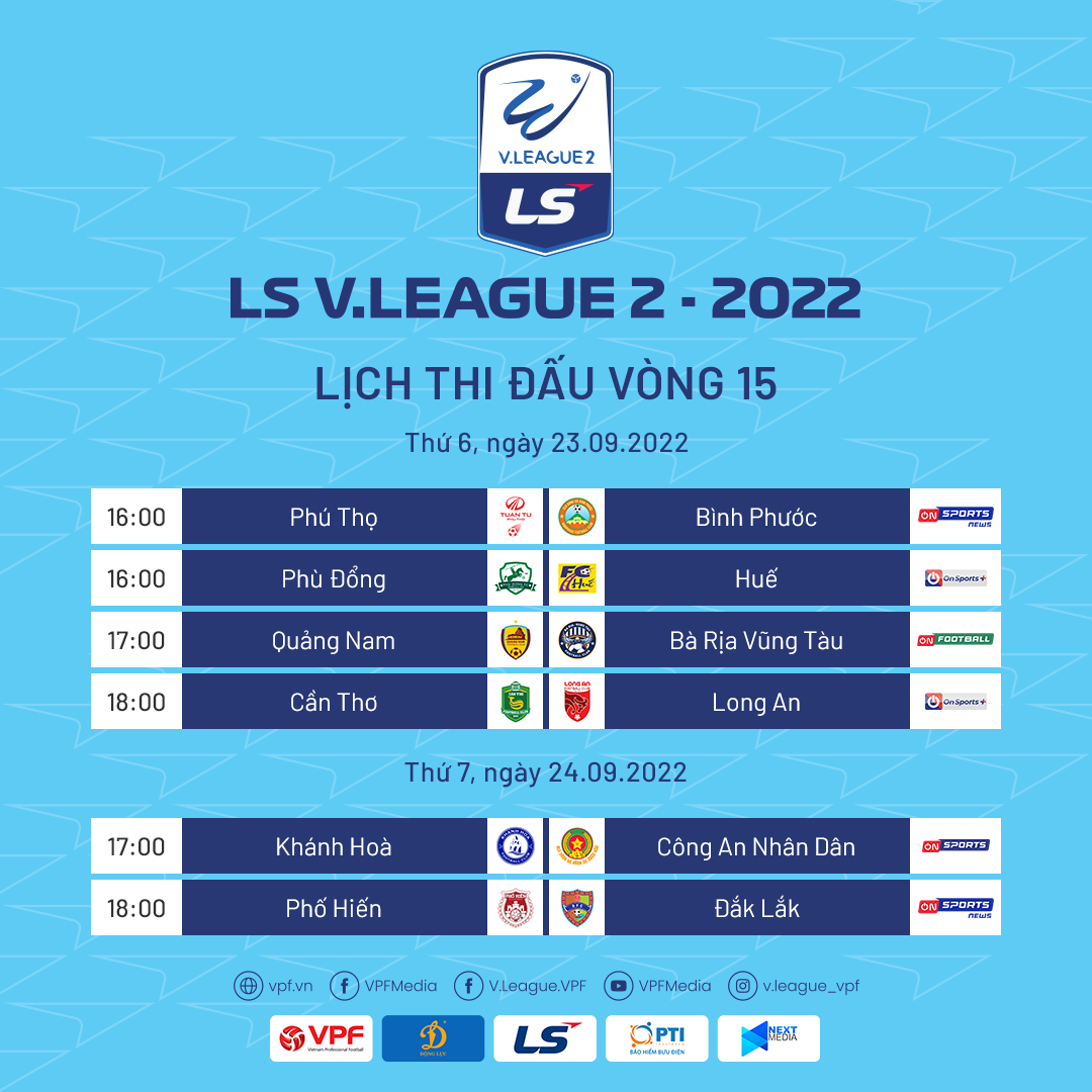 Trước vòng 15 LS V.League 2-2022: “Đại chiến” ở phố biển!