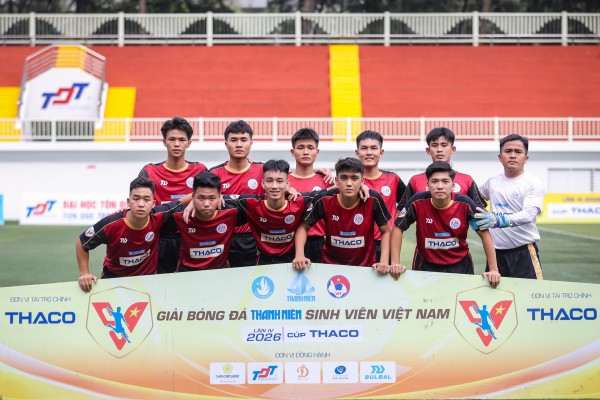 Trường ĐH Quy Nhơn phát huy tinh thần thượng võ tại VCK TNSV THACO cup 2026 Trường ĐH Quy Nhơn phát huy tinh thần thượng võ tại VCK TNSV THACO cup 2026