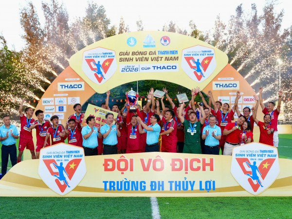Trường ĐH Thủy lợi: Thi đấu bằng cả trái tim, niềm tự hào của sinh viên VN Trường ĐH Thủy lợi: Thi đấu bằng cả trái tim, niềm tự hào của sinh viên VN
