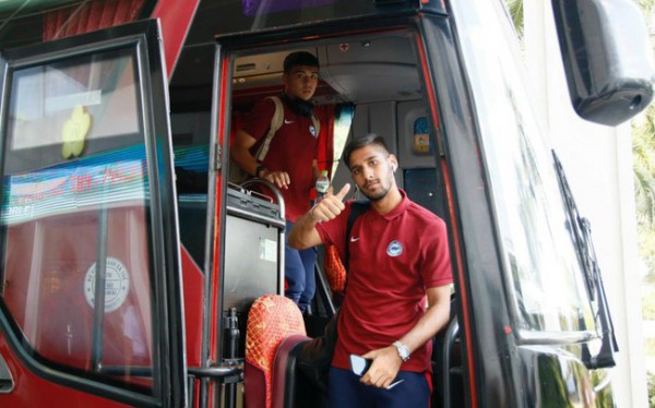 U23 Singapore và U23 Yemen đến Phú Thọ với quyết tâm cao