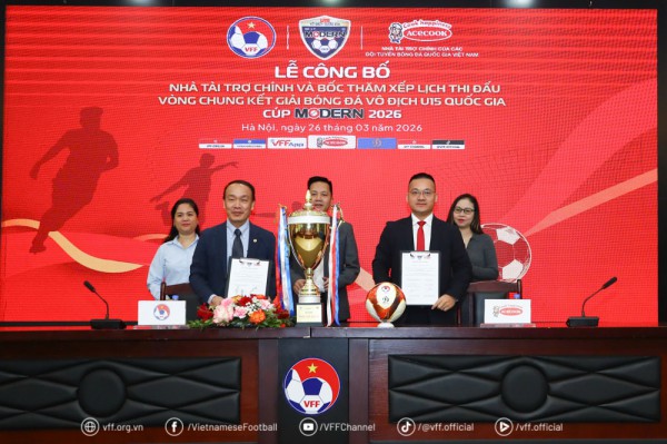 VCK U.15 quốc gia 2026 bốc thăm, xác định 3 bảng đấu cực hấp dẫn VCK U.15 quốc gia 2026 bốc thăm, xác định 3 bảng đấu cực hấp dẫn