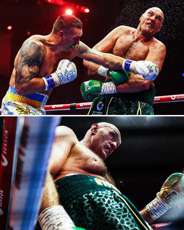 Võ sĩ Usyk hạ Tyson Fury thống nhất 4 đai vô địch quyền anh hạng nặng