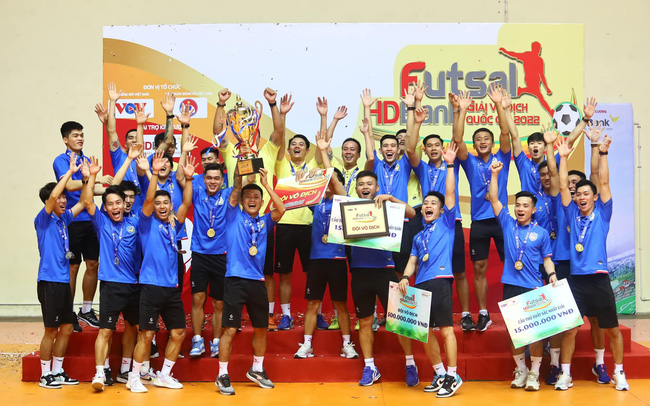 Vòng 18 giải Futsal HDBank VĐQG năm 2022 (Ngày 10/11): Sahako chính thức nâng Cúp, Sài Gòn FC giành giải Ba
