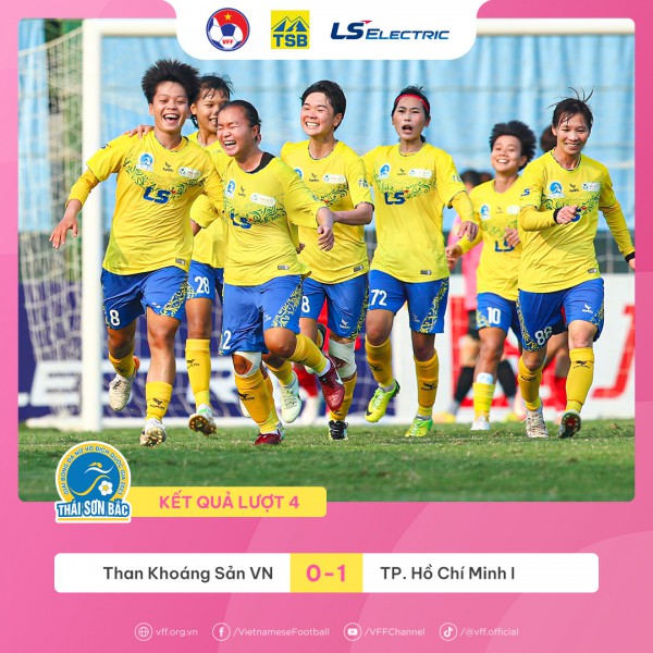 Vòng 4 giải nữ VĐQG – cúp Thái Sơn Bắc 2023: TP.HCM I giành ngôi đầu