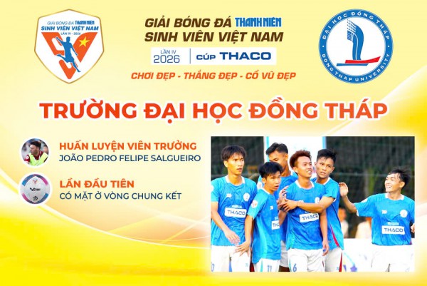 Xác định 12 đội vào VCK giải bóng đá Thanh Niên sinh viên Việt Nam 2026