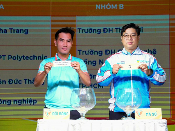 Xác định 3 bảng đấu của VCK giải bóng đá Thanh Niên sinh viên Việt Nam 2026