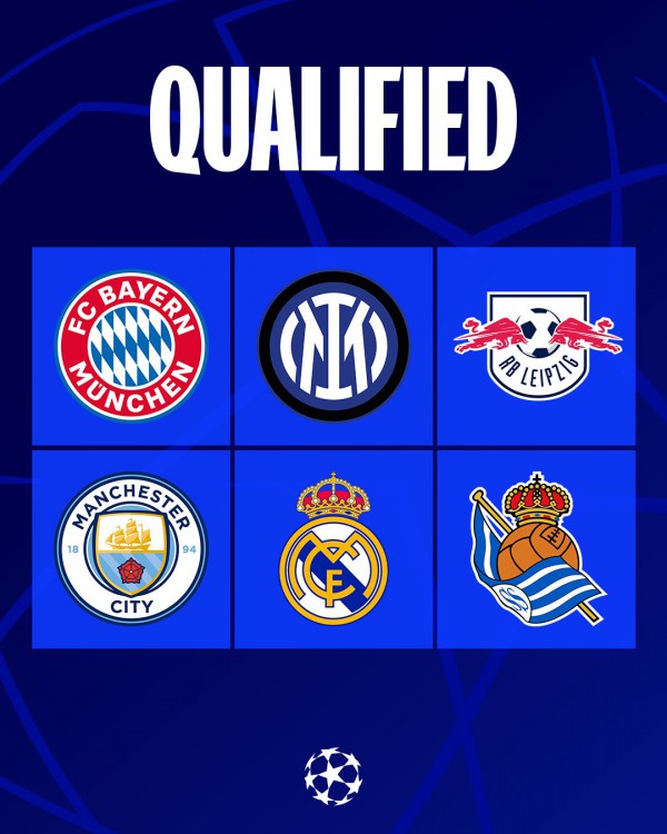 Xác định thêm 4 đội giành vé vào vòng 1/8 UEFA Champions League