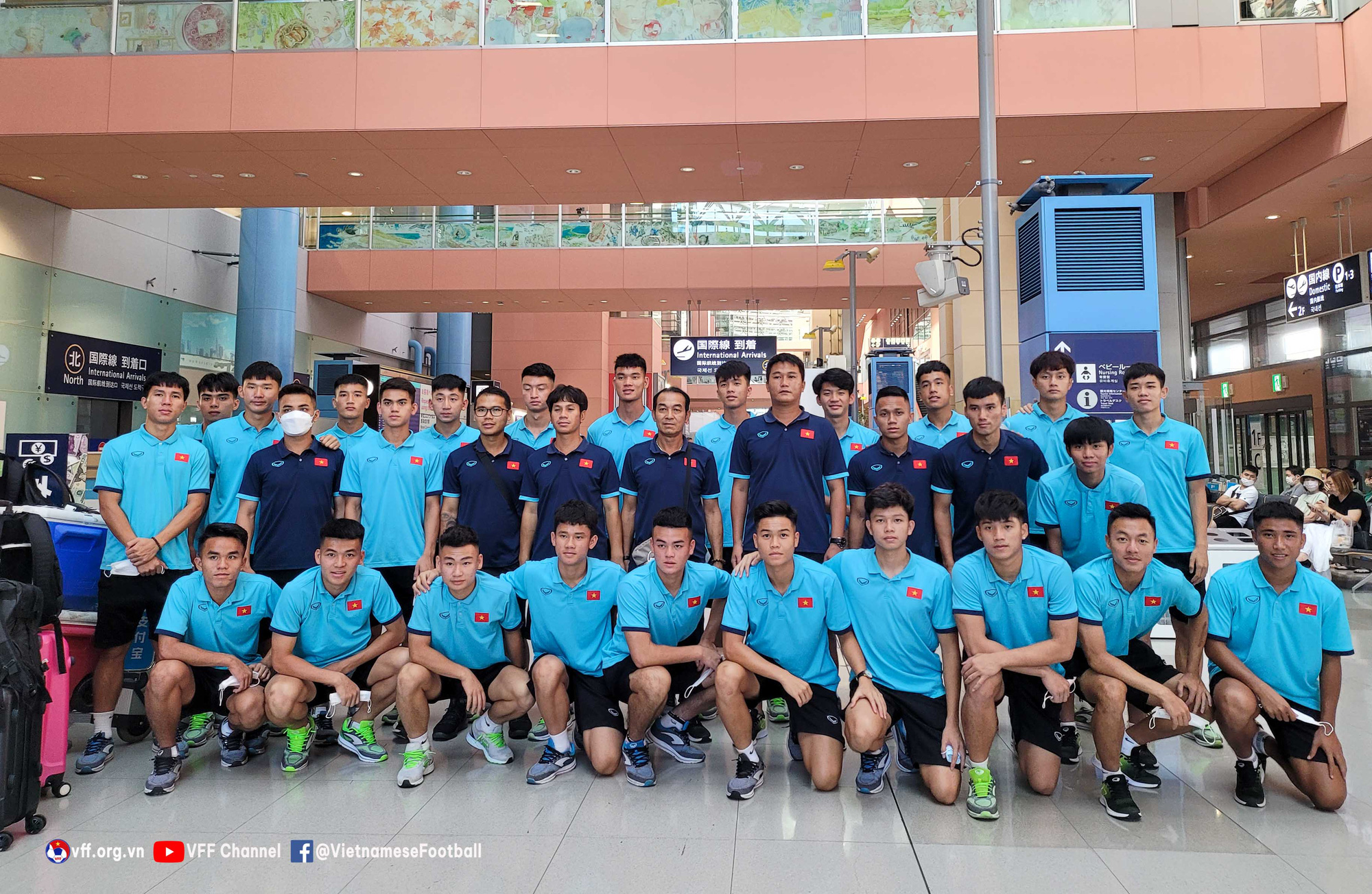 ĐT U20 Việt Nam đã đến Nhật Bản, tích cực tập hồi phục và củng cố thể lực