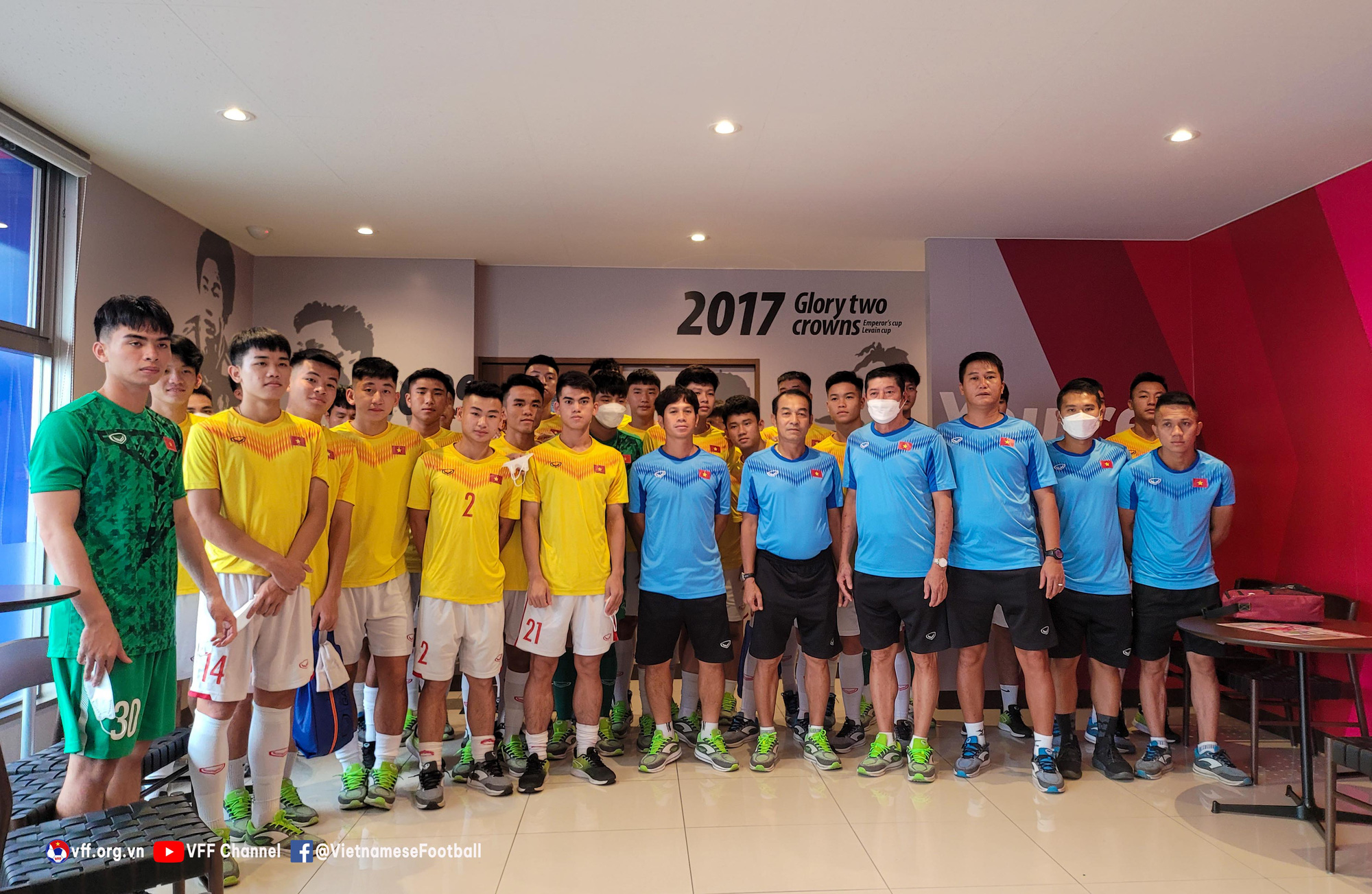 ĐT U20 Việt Nam đã đến Nhật Bản, tích cực tập hồi phục và củng cố thể lực