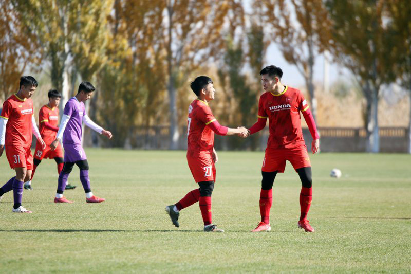 ĐT U23 Việt Nam chia quân đấu tập, HLV Park Hang-seo hài lòng về sự nỗ lực của các học trò