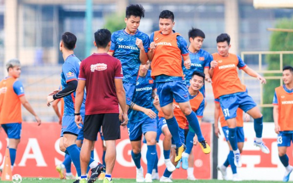 ĐT Việt Nam chuẩn bị cho trận giao hữu gặp Syria với 30 cầu thủ được lựa chọn