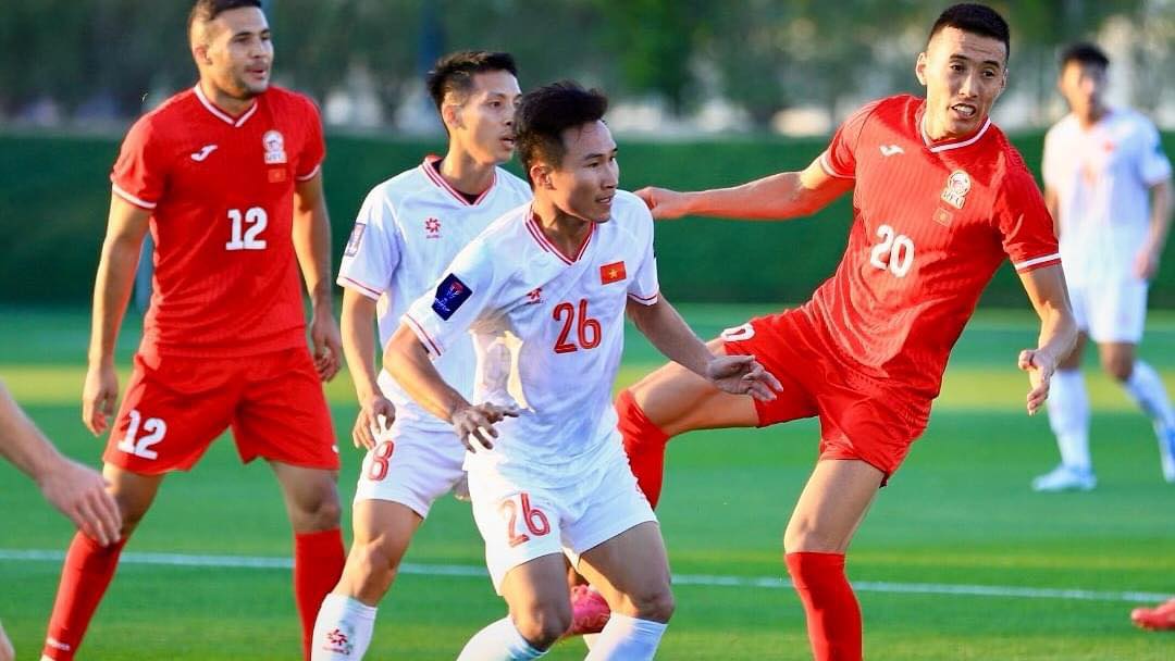 ĐT Việt Nam thua ĐT Kyrgyzstan trong trận giao hữu trước thềm ASIAN Cup 2023
