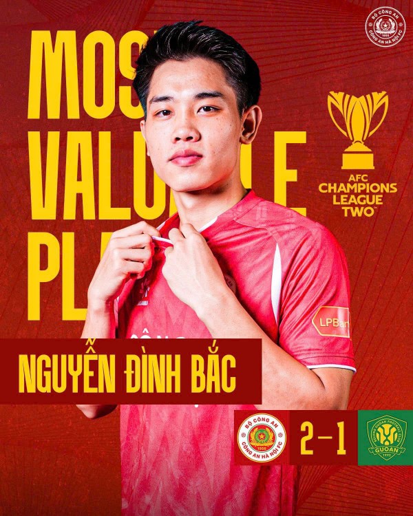 Đình Bắc lập công, CLB CAHN ngược dòng ngoạn mục hạ CLB Trung Quốc: Xuất sắc vào vòng 16 đội châu Á Đình Bắc lập công, CLB CAHN ngược dòng ngoạn mục hạ CLB Trung Quốc: Xuất sắc vào vòng 16 đội châu Á