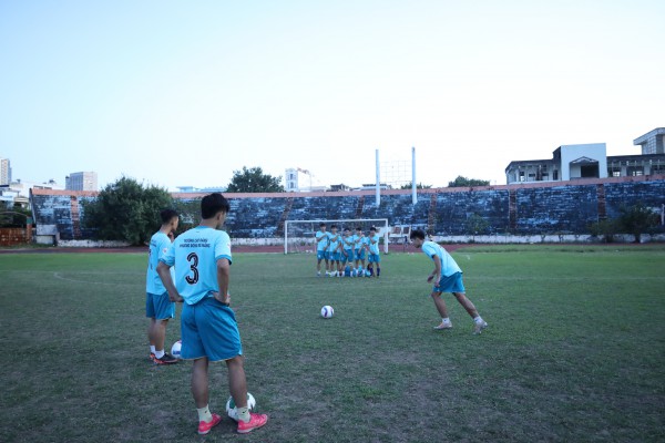 Đội Trường CĐ Phương Đông Đà Nẵng không ngại áp lực, sẵn sàng cống hiến hết mình