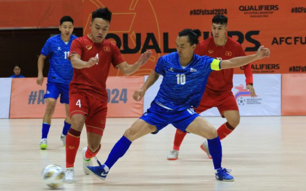 Đội tuyển futsal Việt Nam ra quân thắng lợi tại Vòng loại giải futsal châu Á 2024