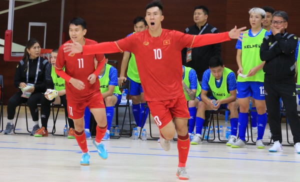 Đội tuyển futsal Việt Nam ra quân thắng lợi tại Vòng loại giải futsal châu Á 2024