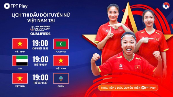 Đội tuyển nữ Việt Nam quyết thắng đậm Maldives: Phát kênh nào, lúc mấy giờ hôm nay? Đội tuyển nữ Việt Nam quyết thắng đậm Maldives: Phát kênh nào, lúc mấy giờ hôm nay?