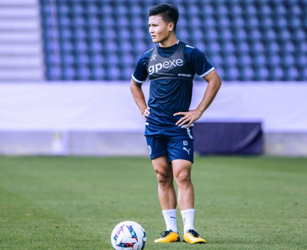 Quang Hải trở lại đội hình Pau FC dự Cúp nước Pháp