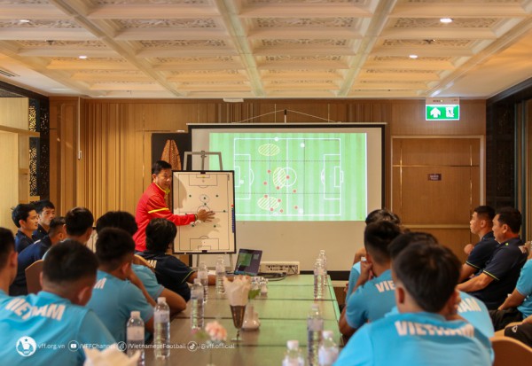 HLV Hoàng Anh Tuấn lên kế hoạch kiểm nghiệm lực lượng trong trận giao hữu với U23 Bahrain