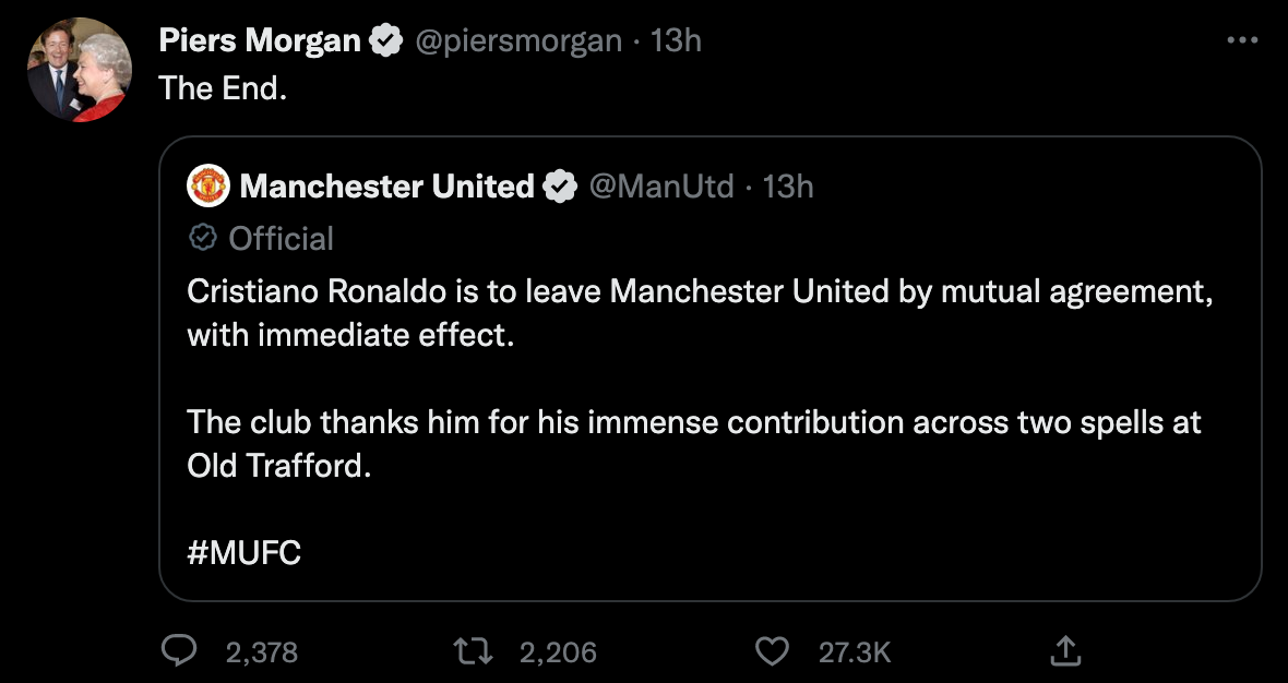 "Chủ mưu" khiến Man Utd và C.Ronaldo chia tay tiết lộ bến đỗ tiếp theo của CR7?