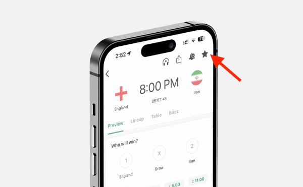 Dùng Dynamic Island trên iPhone làm bảng tỷ số World Cup 2022