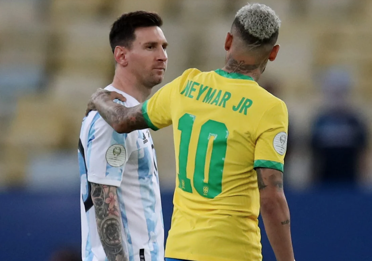 Neymar đưa thử thách cho Messi tại World Cup 2022