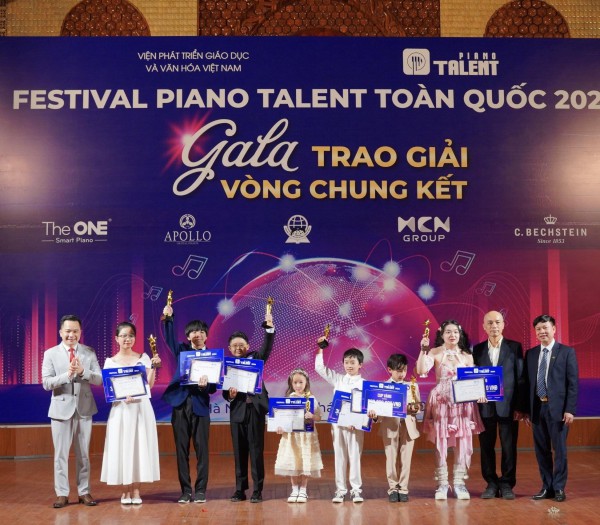 8 thí sinh nhí giành chiến thắng tại Cuộc thi Piano mở rộng toàn quốc 2024
