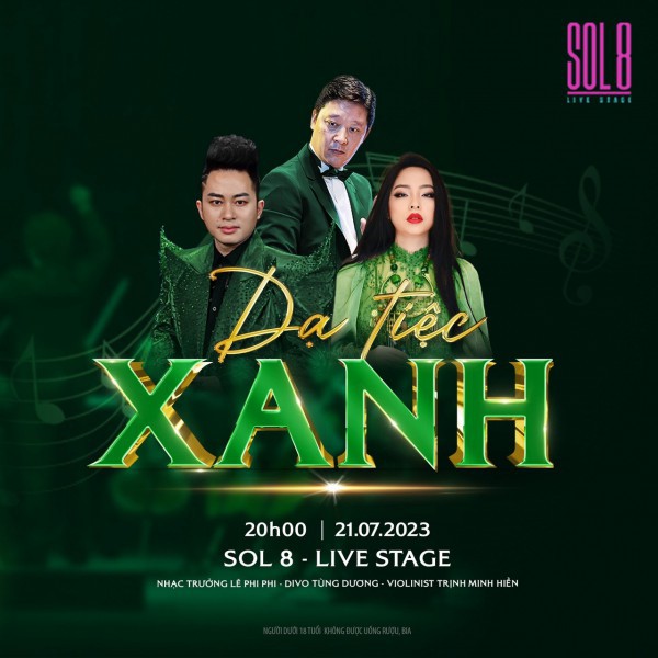 “Dạ tiệc xanh” – sự kết hợp bùng nổ của ba dòng nhạc Pop, Rock và Remix