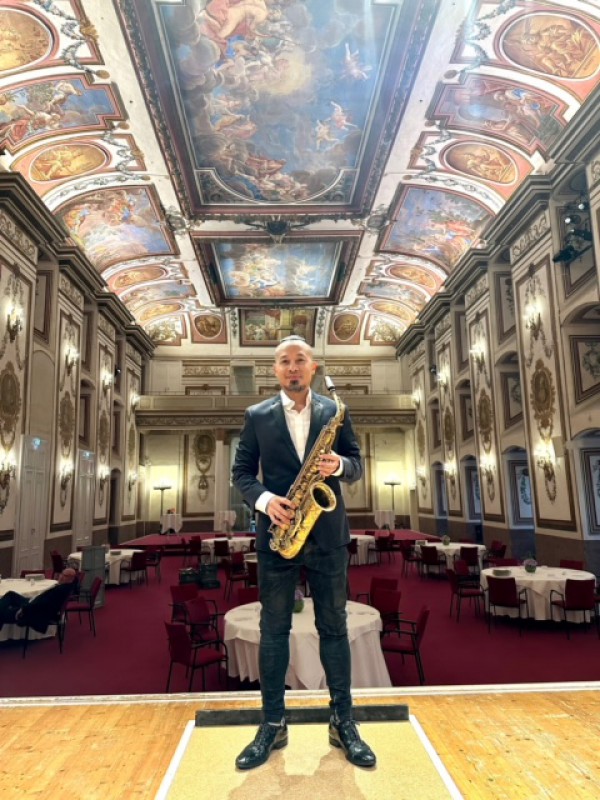 Nghệ sĩ saxophone Lê Duy Mạnh lưu diễn tại Áo và Ý
