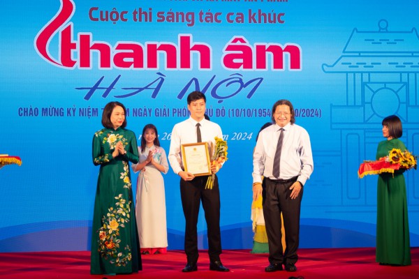 Nhạc sĩ Vũ Ngọc Đảm đoạt giải A sáng tác về Hà Nội