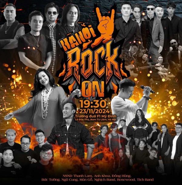 Thanh Lam, Bức Tường, Ngũ Cung khuấy đảo đêm nhạc rock quy mô lớn nhất năm 2024