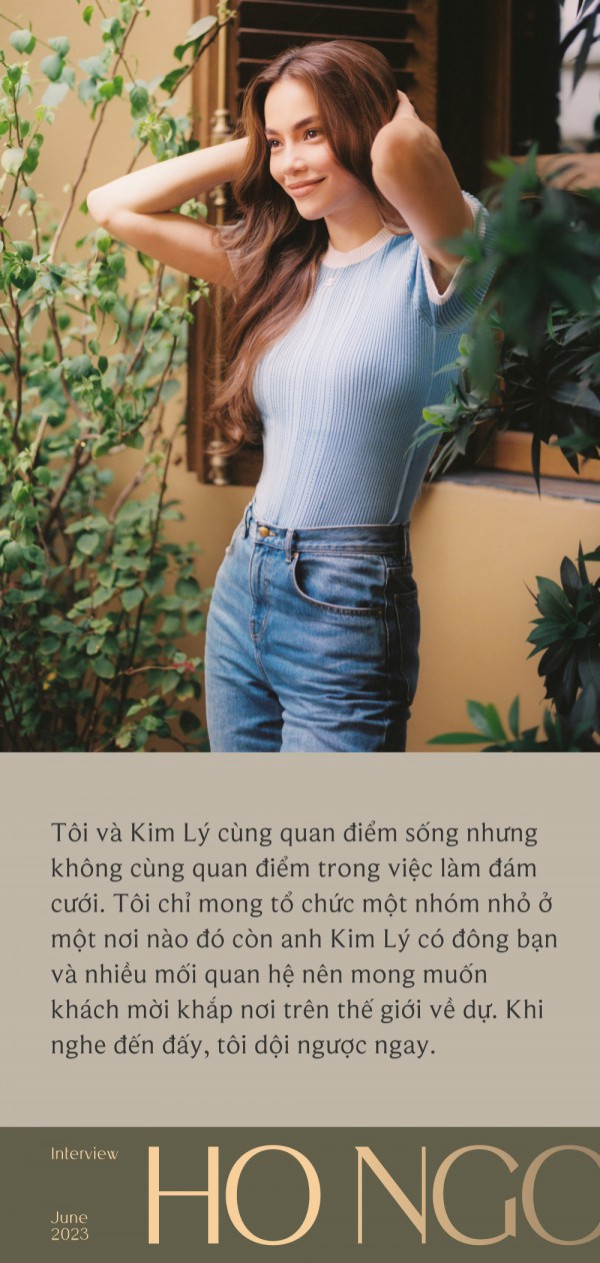 Hồ Ngọc Hà: "Tôi và Kim Lý cùng quan điểm sống nhưng không cùng quan điểm trong việc làm đám cưới"